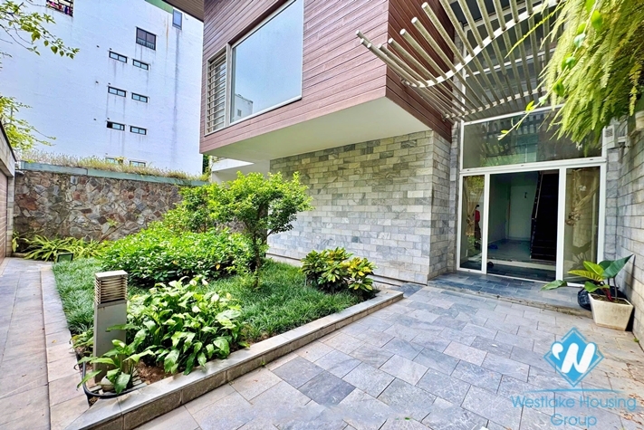 Unfurnished 4 bedrooms house for rent in To Ngoc Van st, Tay Ho ward, Ha Noi